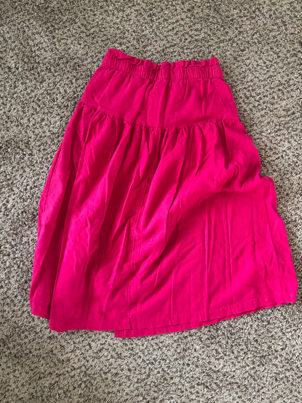 Universal Thread Hot Pink Button-Front Midi Skirt - Picture 4 of 4